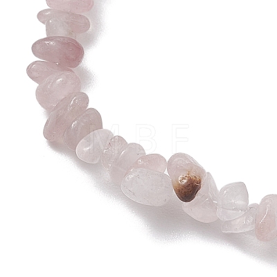 Natural Gemstone Beads Anklets AJEW-AN00583-07-1