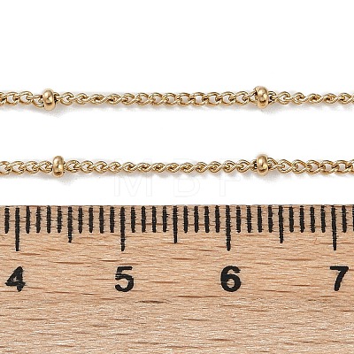 Ion Plating(IP) 304 Stainless Steel Satellite Chain Necklace for Men Women X-NJEW-M200-05G-1