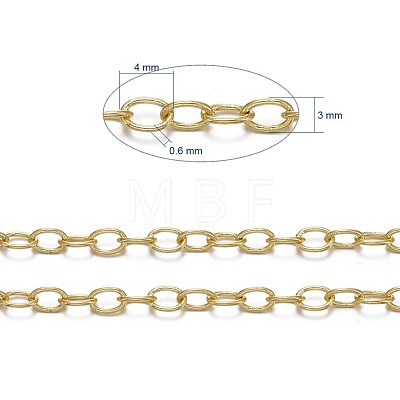 Brass Cable Chains CHC024Y-G-1