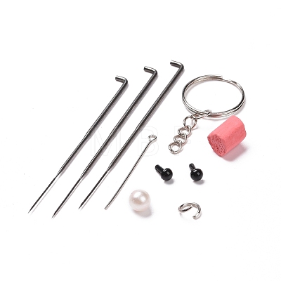 Pig Needle Felting Kit DIY-C049-01-1