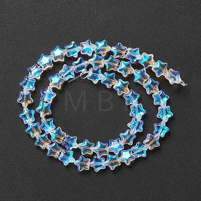 Transparent Glass Beads Strand X1-GLAA-F112-02I-1