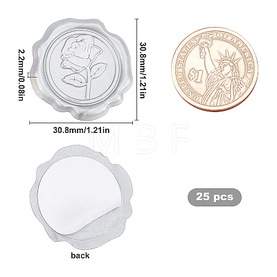 Adhesive Wax Seal Stickers DIY-WH0201-02D-1