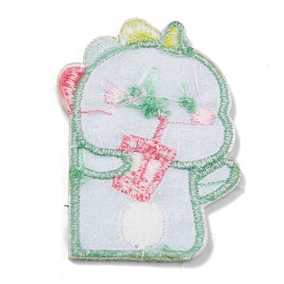 Computerized Embroidery Cloth Self Adhesive Patches DIY-G031-03C-1