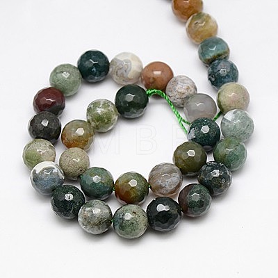 Natural Agate Beads Strands G-G580-10mm-39-1