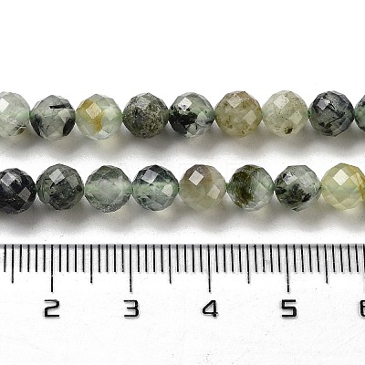 Natural Prehnite Beads Strands G-G140-A19-08-1