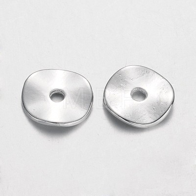 Tibetan Style Alloy Wavy Spacer Beads K0NWF022-1