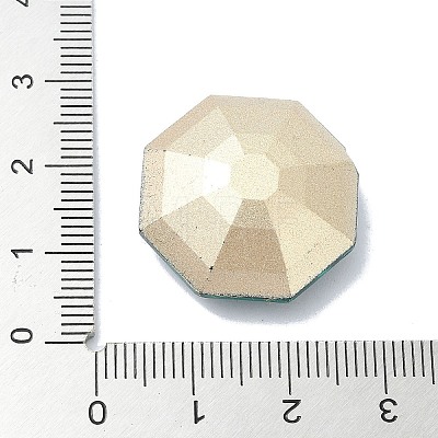 Faceted Glass Rhinestone Cabochons GGLA-C032-05E-1