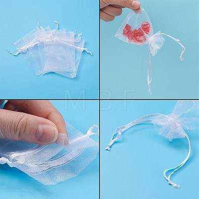 Organza Gift Bags with Drawstring X-OP-R016-7x9cm-04-1