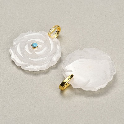 Natural Quartz Crystal Pendants GG-CBA4625-05G-05-1