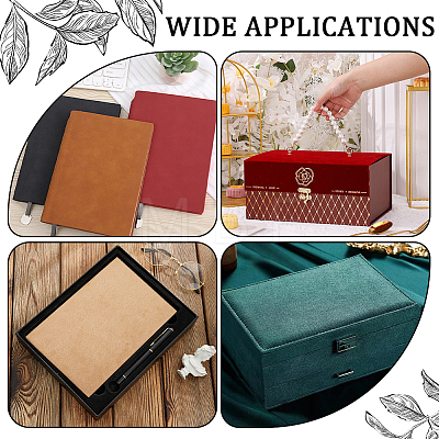 Faux Suede Book Covers DIY-WH0349-138A-1