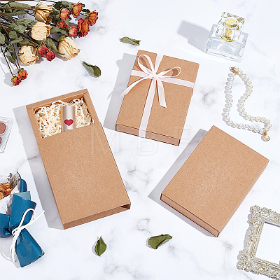 Kraft Paper Storage Gift Drawer Boxes LS-CON-WH0095-56B-1