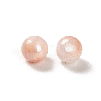 Opaque Acrylic Beads OACR-Z016-01B-09-1