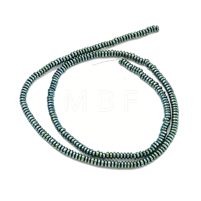 Electroplated Synthetic Non-Magnetic Hematite Beads Strands G-I360-C03-06-1