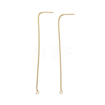 304 Stainless Steel Stud Earring Findings STAS-R164-05G-1