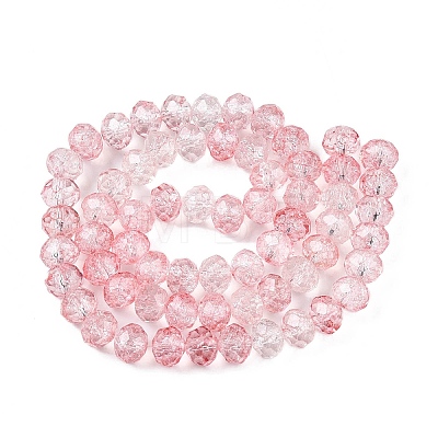 Transparent Glass Beads Strands GLAA-T023-4mm-A08-1