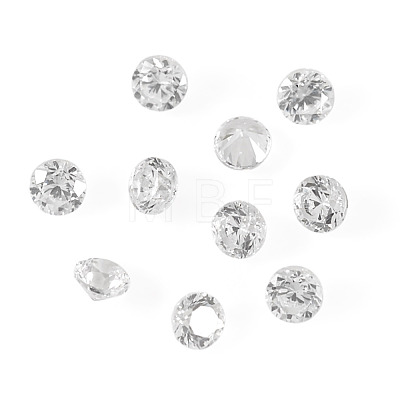 500Pcs Diamond Shape Grade AAA Cubic Zirconia Cabochons ZIRC-TADJ0001-01G-1