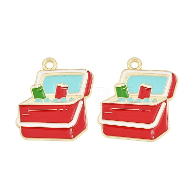 Alloy Enamel Pendants AL-CBA6AEB-01G-01-1