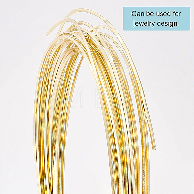 Brass Wire FIND-WH0116-23A-01-1