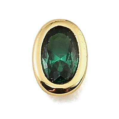 Brass Pave Cubic Zirconia Cabochons CU-CBA30E8-04G-07-1