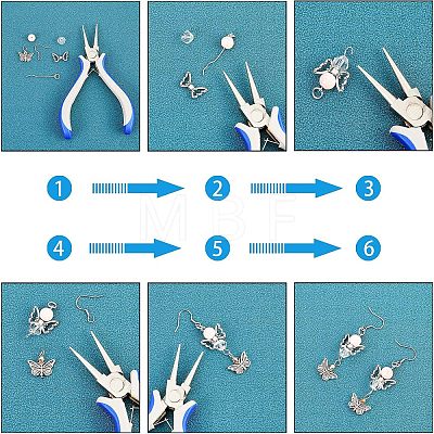 Tibetan Style Alloy Beads TIBE-NB0001-10AS-1