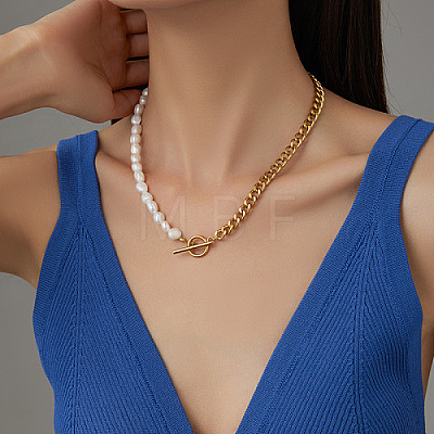 Natural Pearl Beaded Necklaces DQ3031-1