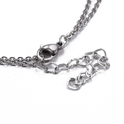 Non-Tarnish 304 Stainless Steel Tiered Necklaces NJEW-JN02350-02-1