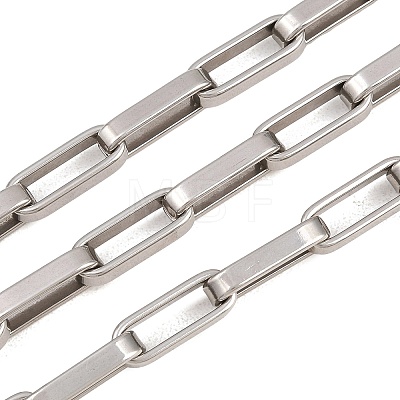 201 Stainless Steel Paperclip Chains CHS-H118-20P-1