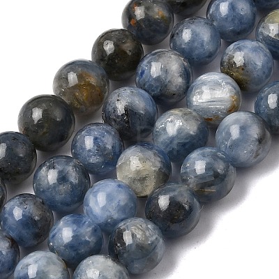 Natural Kyanite/Cyanite/Disthene Beads Strands G-G272-A01-8mm-1
