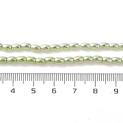 Electroplate Beads Strands X-EGLA-H104-02B-1