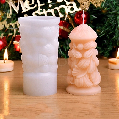 Christmas Cylinder DIY Candle Silicone Molds PW-WGBCED0-02-1