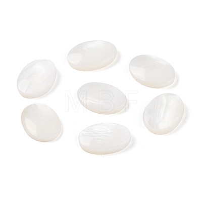 Natural Freshwater Shell Cabochons BSHE-G036-10A-1