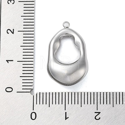 304 Stainless Steel Pendants STAS-G338-19P-1