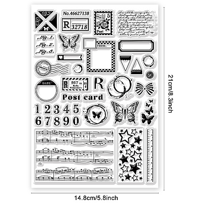 Custom PVC Plastic Stamps DIY-WH0296-0020-1