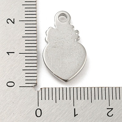 Non-Tarnish 304 Stainless Steel Pendants STAS-C082-07P-1