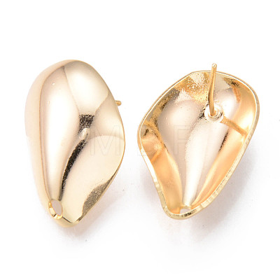 Brass Stud Earrings Findings KK-R116-016-NF-1