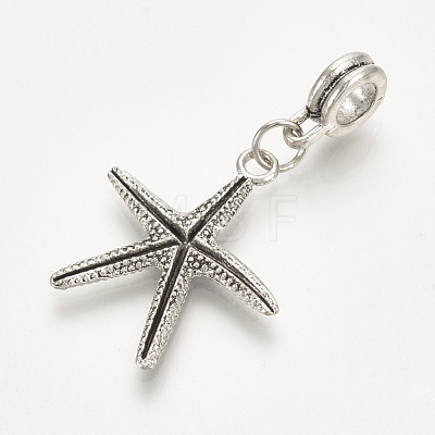 Alloy European Dangle Charms MPDL-Q208-099-1