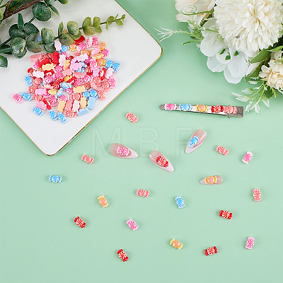 120Pcs Resin Cabochons MRMJ-WR0001-11-1