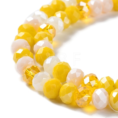 Glass Beads Strands EGLA-A034-M8mm-21-1