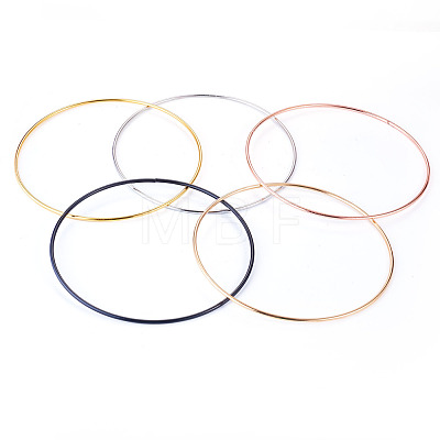 5Pcs 5 Colors Iron Rings FIND-TA0011-10-1