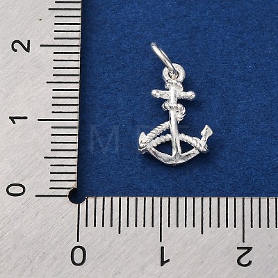 925 Sterling Silver Anchor Charms STER-G045-02S-1