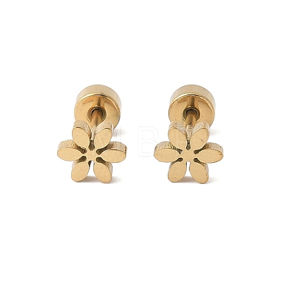 304 Stainless Steel Stud Earrings for Women EJEW-E603-05F-G-1