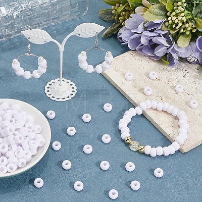800Pcs Opaque Plastic Beads KY-SP0001-47A-1