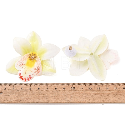 Cloth Flower Stud Earrings FS-WG643B1-06-1