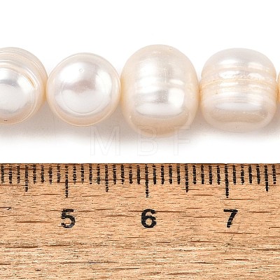 Natural Cultured Freshwater Pearl Beads Strands PEAR-I007-07U-03-1