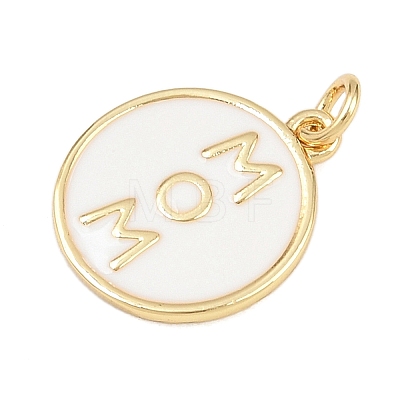 Brass Enamel Pendants KK-L251-02G-C04-1