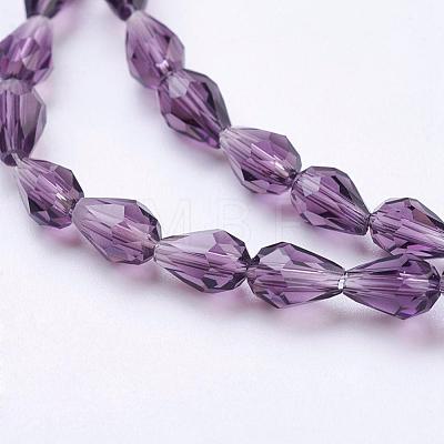 Glass Beads Strands GLAA-R024-6x4mm-2-1