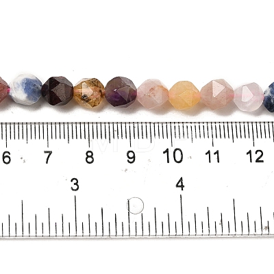 Natural Rose Quartz/Sodalite/Lapis Lazuli/Amethyst/Strawberry Quartz Beads Strands G-K382-A01-02-1