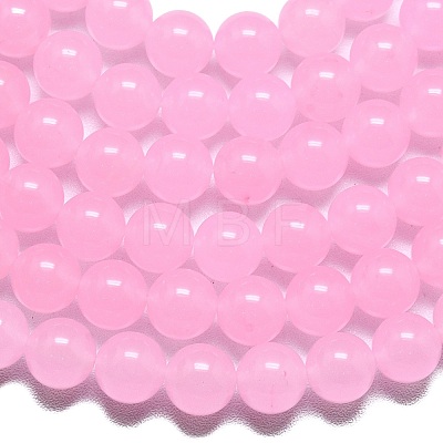 Natural Malaysia Jade Beads Strands G-L645-C01-8mm-22-1