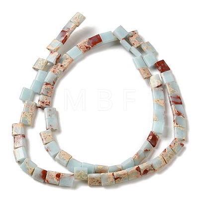 Synthetic Aqua Terra Jasper Beads Strands G-F762-A13-01-1