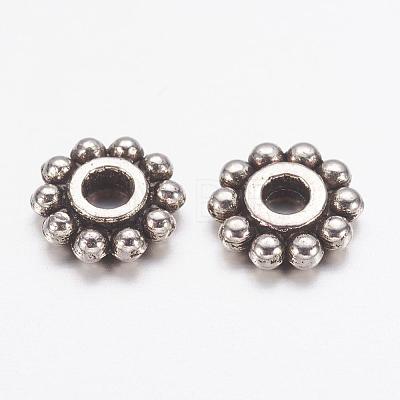 Gear Tibetan Style Alloy Spacer Beads AB145-NF-1